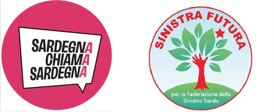 Logo Sinistra Futura e Sardegna Chiama Sardegna